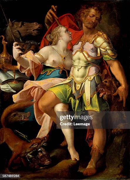 Ulysses and Circe by Bartholomaeus Spranger between 1580 and 1585 108x72 cm Vienna Kunsthistorisches Museum