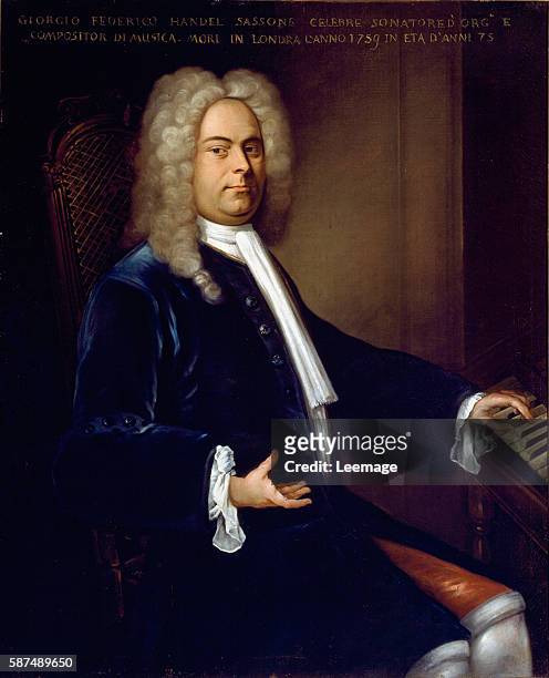 Georg Friedrich Handel - German Composer Italian School, . Civico Museo Bibliografico Musicale, Bologna, Italy