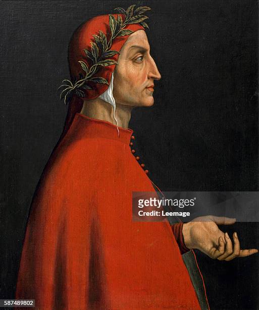 Dante Alighieri, Italian poet Anonymous painter - Ambras Castle Austria