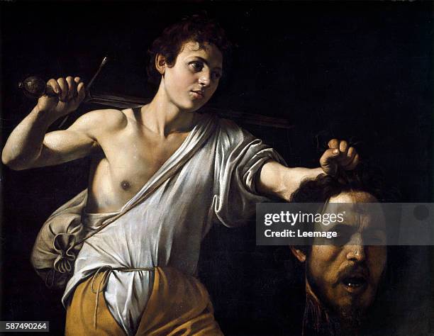 David with the Head of Goliath by Michelangelo Merisi da Caravaggio 90,5x116 cm Vienna, Kunsthistorisches Museum