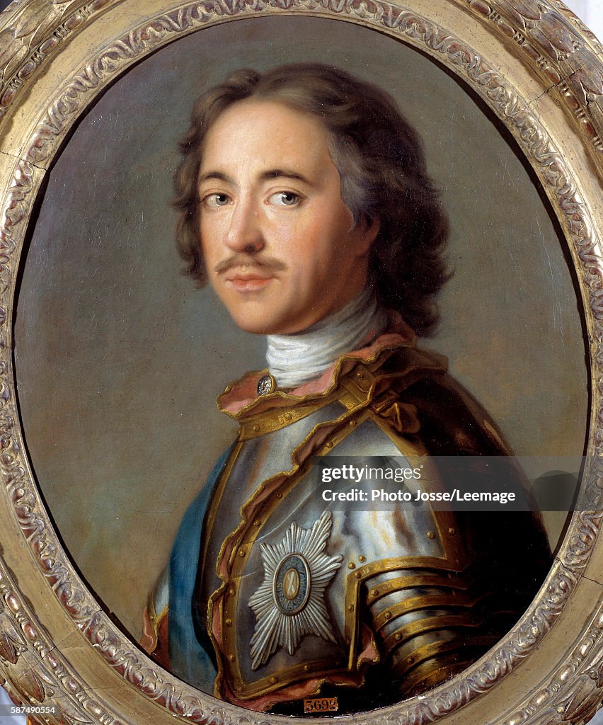 Portrait of Peter I the Great, tsar of Russia