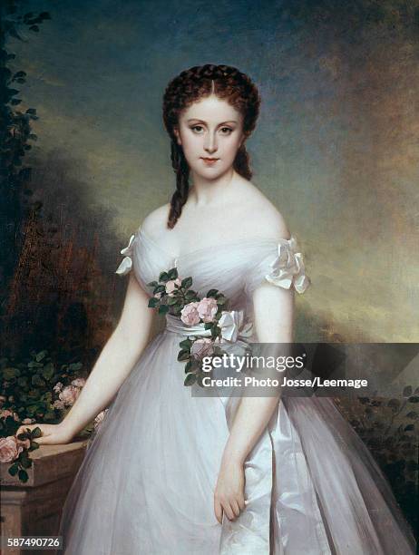 Portrait of Marie Rose. Painting by Alexis Joseph Perignon,1869. Opera Museum Library, Paris