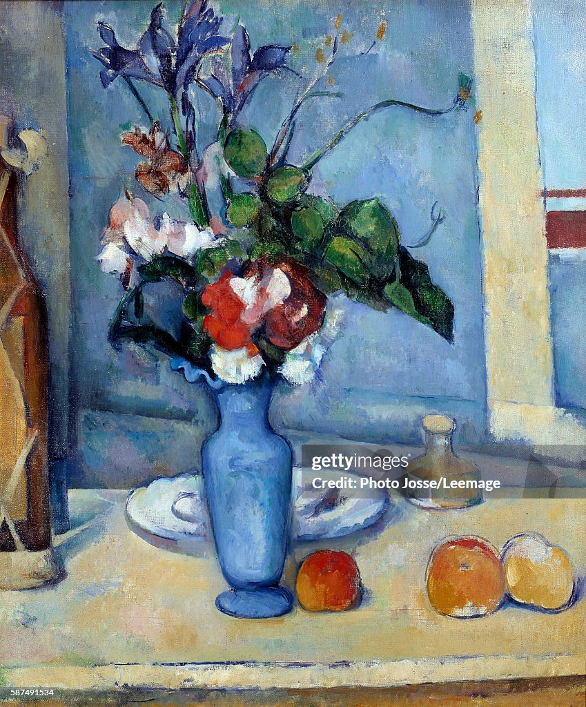 The Blue Vase, by Paul Cezanne