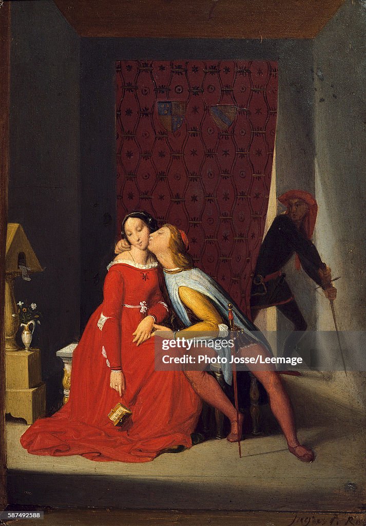 Francesca Da Rimini and Paolo Malatesta. The enraged husband of