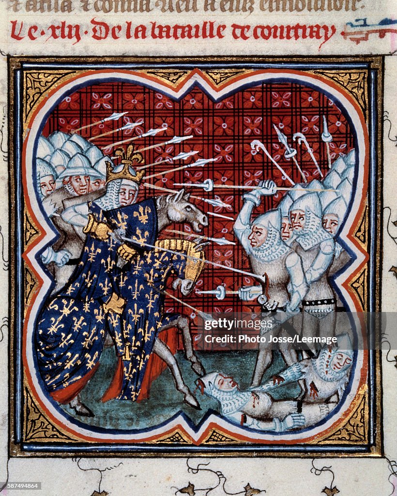 Battle of Courtrai or the Battle of the Golden Spurs, 1302