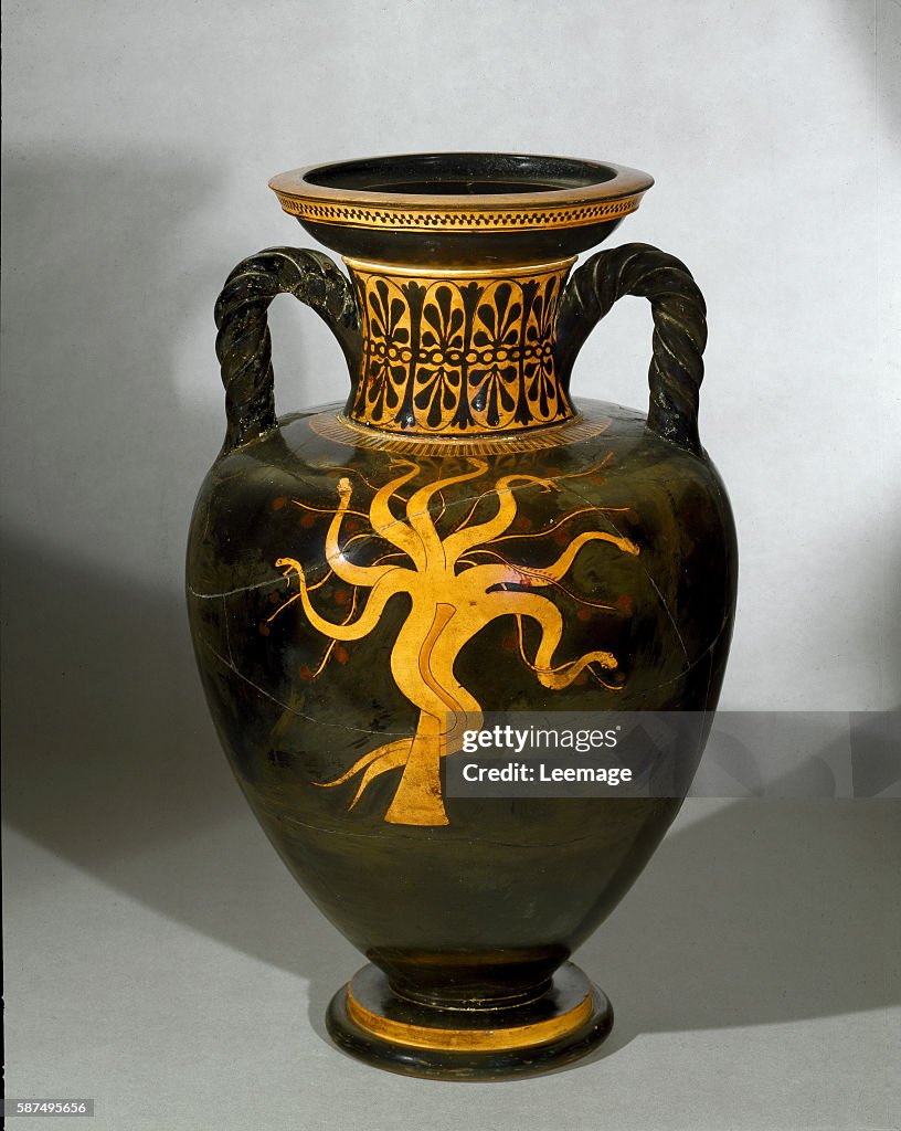 Greek art : Terracotta red-figure pelike, by Euphronios
