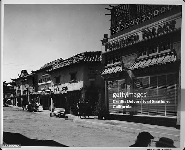 Los Angeles Chinatown, 1939.