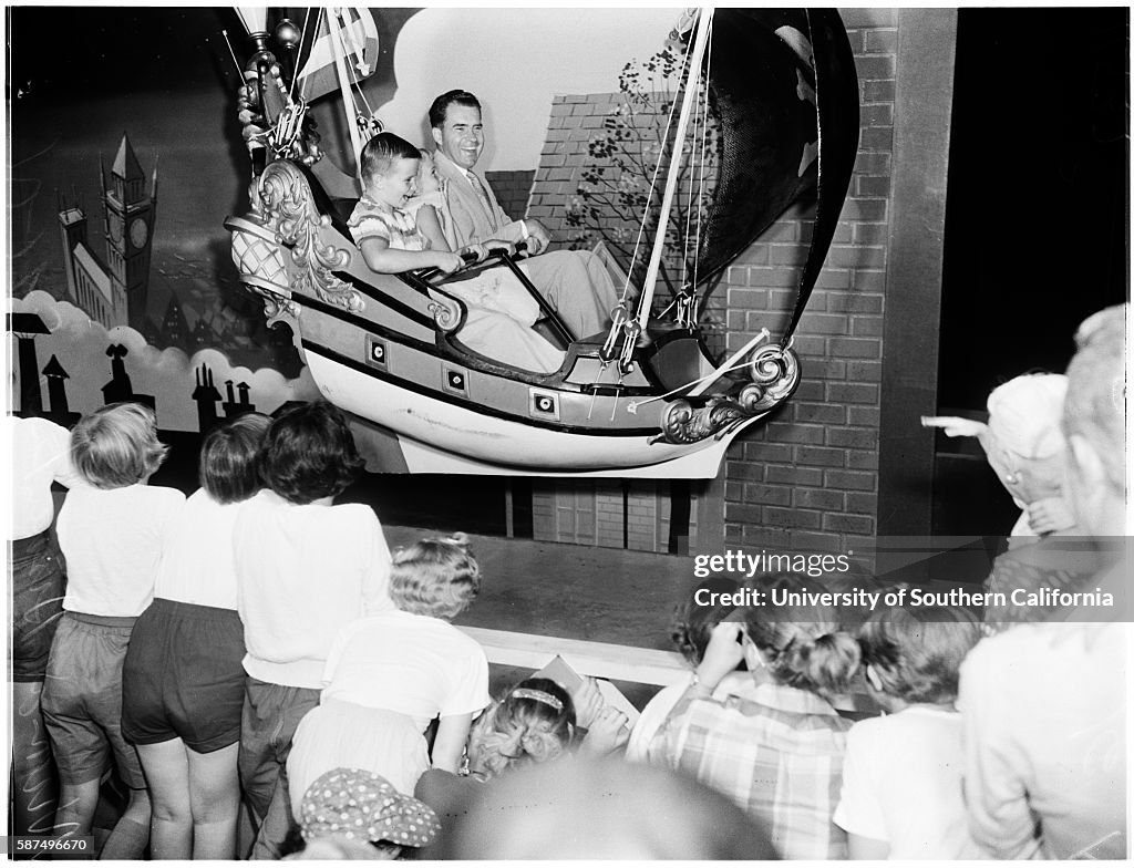 Nixon at Disneyland, 1955