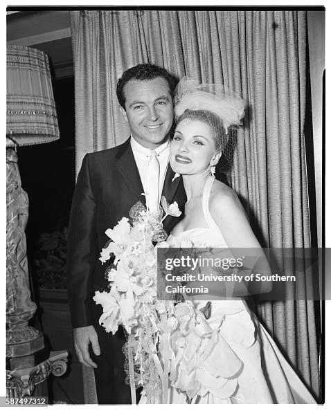 Debra Paget wedding, 1958 Debra Paget wedding, 1958