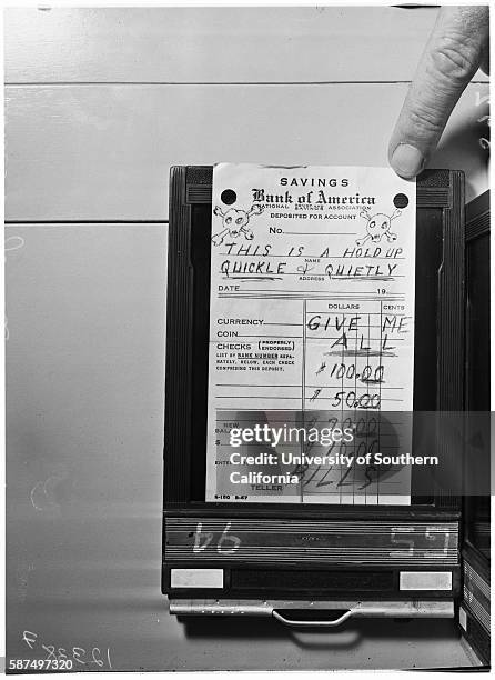 Bank Robbery Note Sample 136 Bank Robbery Note Stock Photos, High-Res Pictures, and Images ...