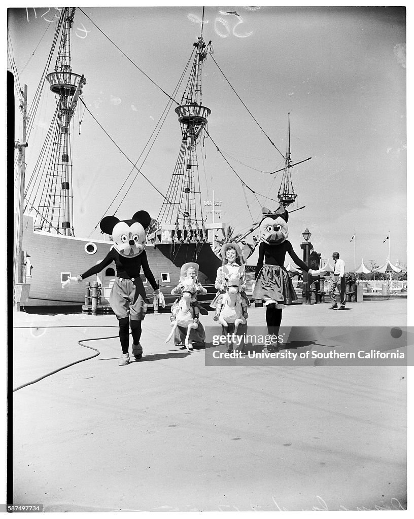 Disneyland opening, 1955