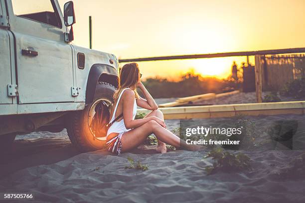 sunset miracles - girl of desire stock pictures, royalty-free photos & images