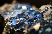 Macro Pyrite mineral