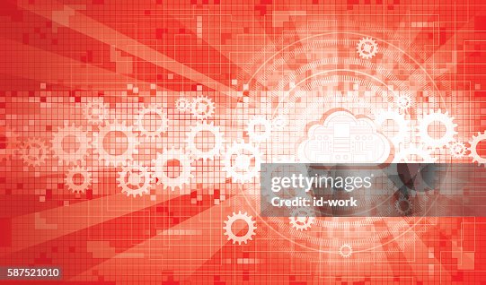 Circuit cloud background Circuit cloud background