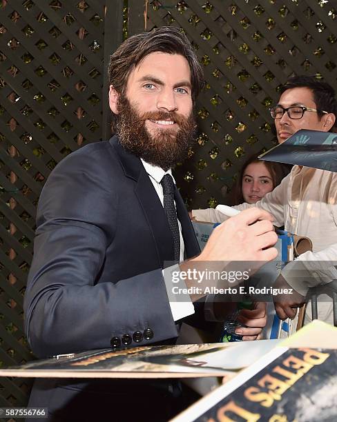 Actor Wes Bentley arrives at the world premiere of Disney's "PETE'S DRAGON" at the El Capitan Theater in Hollywood on August 8, 2016. The new film,...