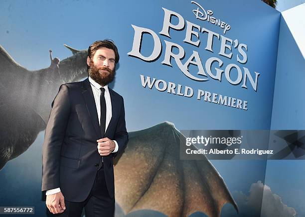 Actor Wes Bentley arrives at the world premiere of Disney's "PETE'S DRAGON" at the El Capitan Theater in Hollywood on August 8, 2016. The new film,...