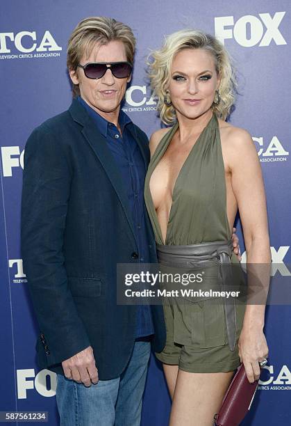 Actor Denis Leary and Elaine Hendrix attend the FOX Summer TCA Press Tour on August 8, 2016 in Los Angeles, California.