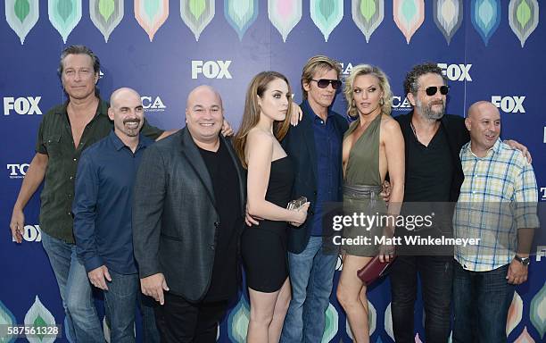 Actors John Corbett, producer Tom Sellitti, Robert Kelly, Elizabeth Gillies, Denis Leary, Elaine Hendrix, John Ales and producer Jim Serpico attend...