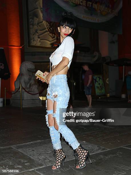 Bai Ling is seen on August 08, 2016 in Los Angeles, California.
