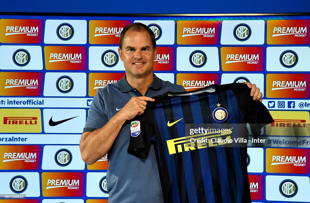 FC Internazionale Unveils New Coach Frank De Boer