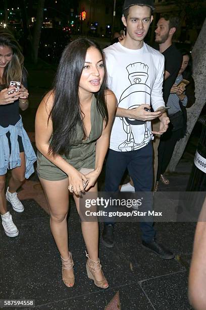 Inanna Sarkis is seen on August 8, 2016 in Los Angeles, CA.