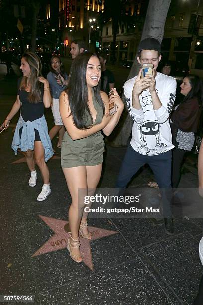 Inanna Sarkis is seen on August 8, 2016 in Los Angeles, CA.