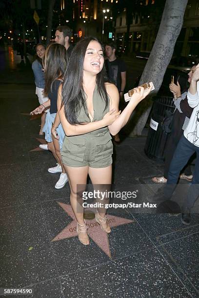 Inanna Sarkis is seen on August 8, 2016 in Los Angeles, CA.
