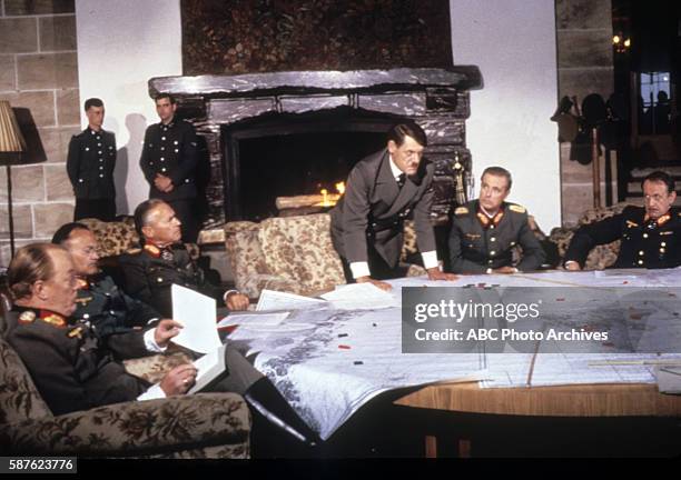 Miniseries - Airdate: February 6 through 11 and February 13, 1983. L-R: JEREMY KEMP;WERNER KREINDL;WOLFGANG PREISS;GUNTER MEISNER;JOACHIM...