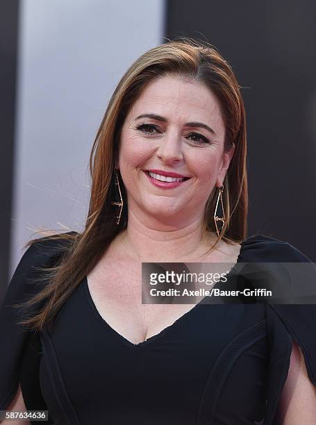 Actress Annie Mumolo arrives at the premiere of STX Entertainment's 'Bad Moms' at Mann Village Theatre on July 26, 2016 in Westwood, California.