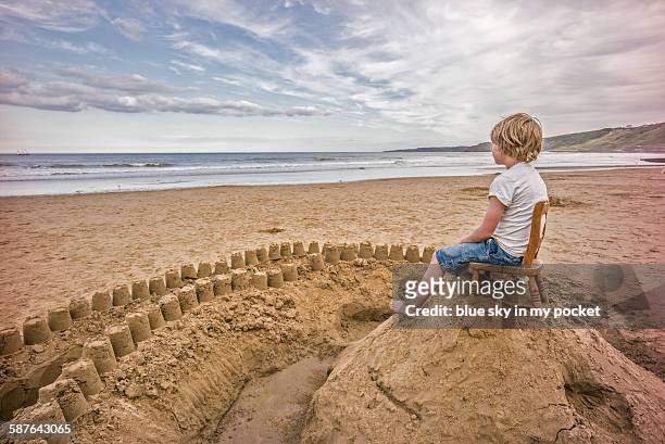 building sand castles - sand castle bildbanksfoton och bilder