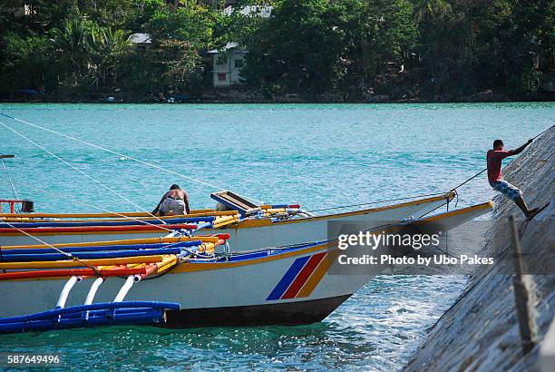 docking - bohol stockfoto's en -beelden