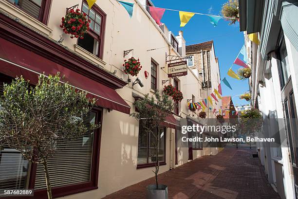 the lanes, brighton, england - brighton lanes stock pictures, royalty-free photos & images