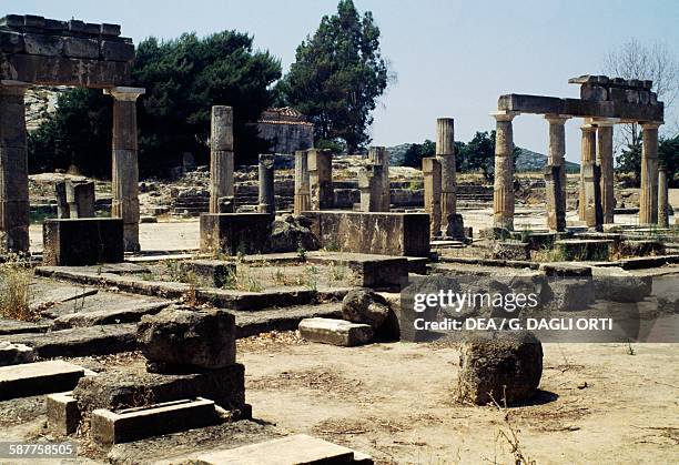 Brauron Map Sanctuary Of Artemis At Brauron Photos and Premium High Res Pictures ...