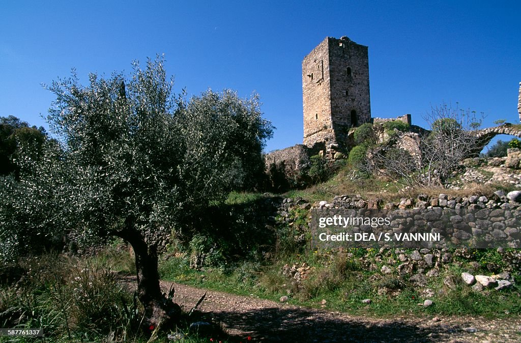 Mourtzinos tower in Kardamyli, Peloponnese...