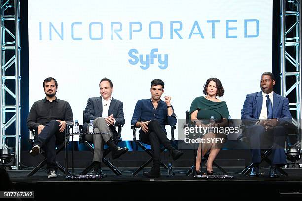 NBCUniversal Summer Press Tour, August 3, 2016 -- Syfy's "Incorporated" Panel -- Pictured: Alex Pastor, Creator / Executive Producer; Ted Humphrey,...