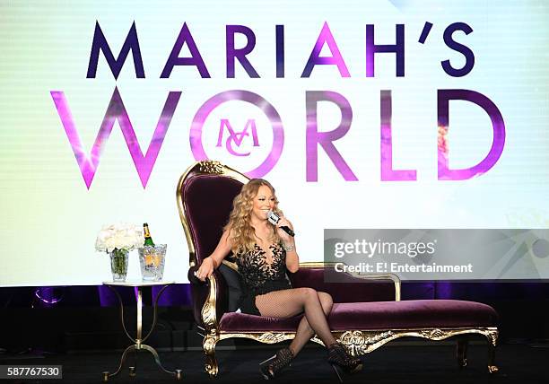 NBCUniversal Summer Press Tour, August 3, 2016 -- E! Entertainment's "Mariah's World" Panel -- Pictured: Mariah Carey --