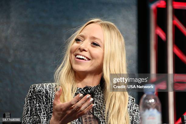 NBCUniversal Summer Press Tour, August 3, 2016 -- USA's "Mr. Robot" Panel: "Decoding Season_2.0 With The Women of Mr. Robot" -- Pictured: Portia...