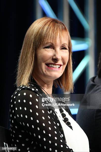 NBCUniversal Summer Press Tour, August 3, 2016 -- USA's "Falling Water" Panel -- Pictured: Gale Anne Hurd, Executive Producer --