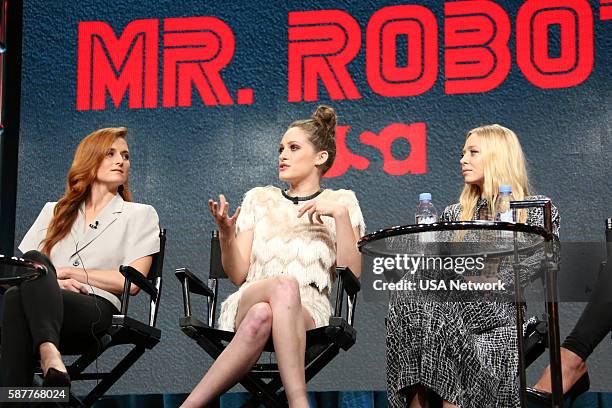 NBCUniversal Summer Press Tour, August 3, 2016 -- USA's "Mr. Robot" Panel: "Decoding Season_2.0 With The Women of Mr. Robot" -- Pictured: Grace...