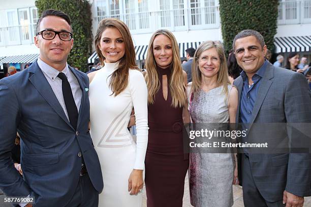 NBCUniversal Summer Press Tour, August 3, 2016 -- E! Cocktail Reception -- Pictured: Adam Stotsky, President, E! and Esquire Network; Maria Menounos,...