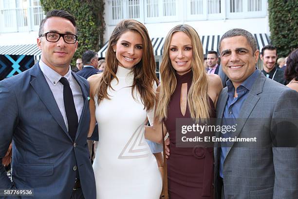 NBCUniversal Summer Press Tour, August 3, 2016 -- E! Cocktail Reception -- Pictured: Adam Stotsky, President, E! and Esquire Network; Maria Menounos,...