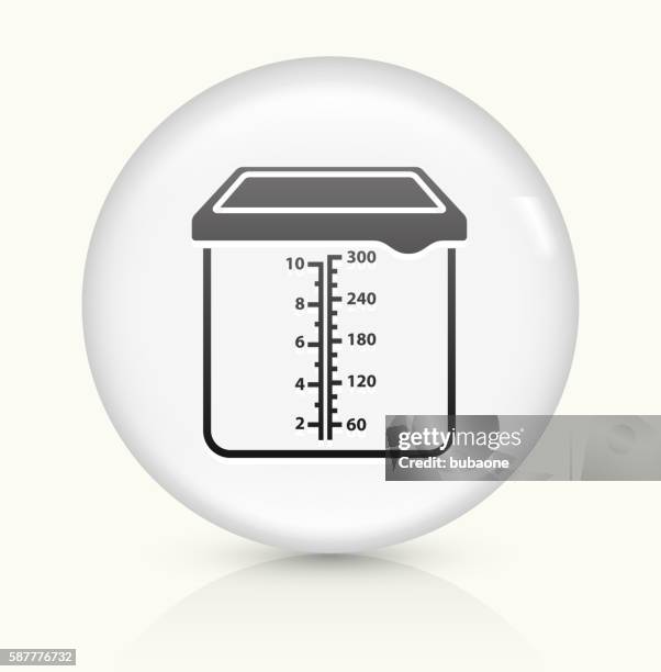 container icon on white round vector button - leftovers stock illustrations