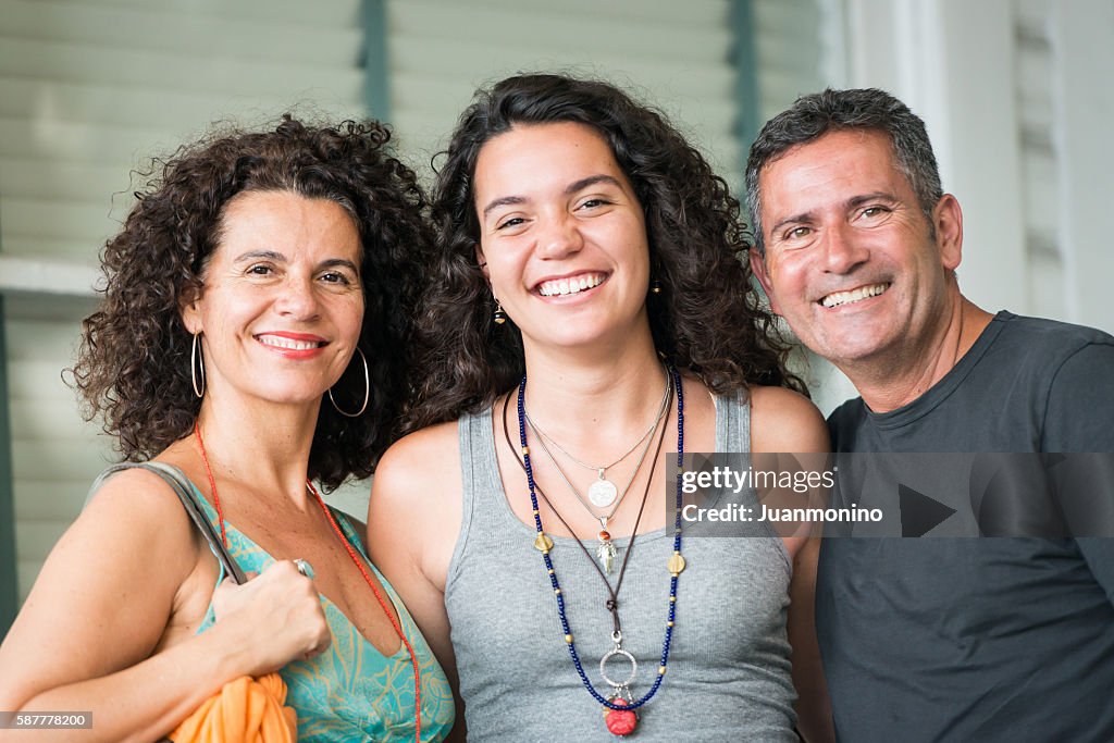 Glückliche Familie 