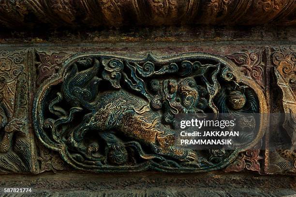 dragon-headed unicorn - dragon headed stock pictures, royalty-free photos & images