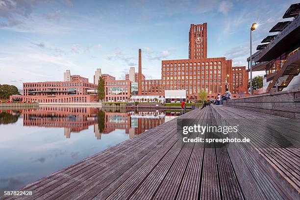 berlin ullsteinhaus - tempelhof stock pictures, royalty-free photos & images