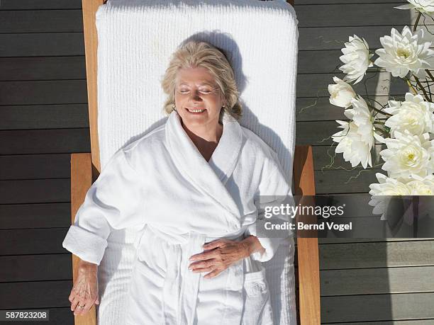 Resting Woman Robe 2,771 Old Woman In Robe Stock Photos, High-Res Pictures, and Images ...
