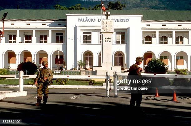 Government House building in Dili Civil Conflict escalates in East Timor - Dili June 2nd - 6th 2006