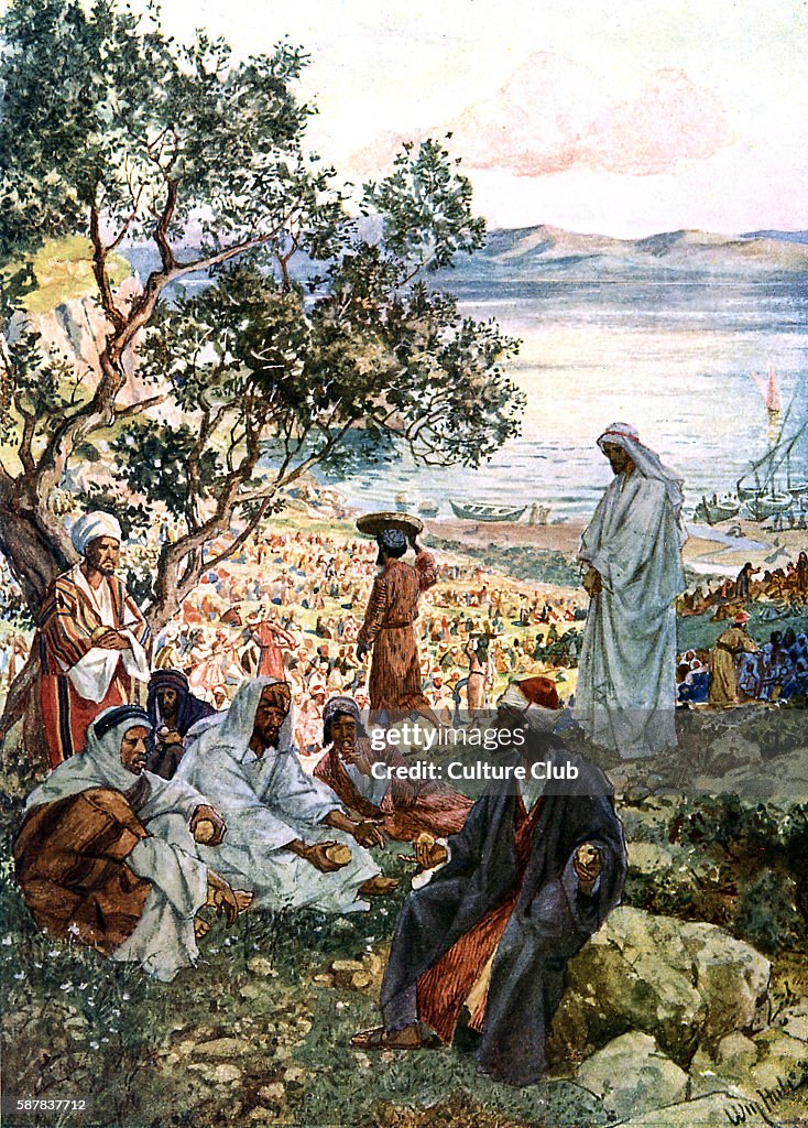 The feeding of the five thousand: And w