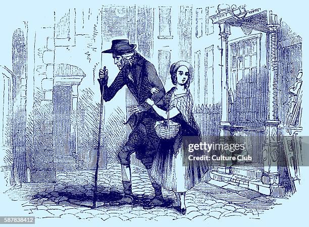 Charles Dickens s The Old Curiosity Shop. First published 1841. Description of scene: Little Nell on a journey with her Grandfather. Chapter Twelve....