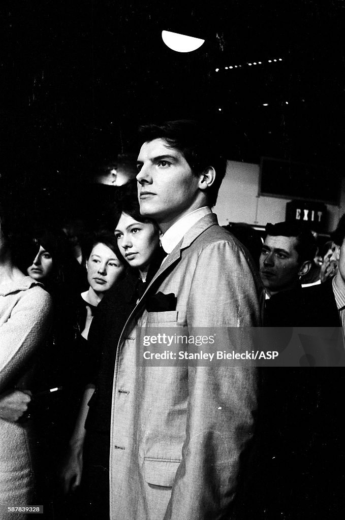 Jess Condy Jess Conrad on the set of TV show Ready Steady Go, Kingsway Studios ...